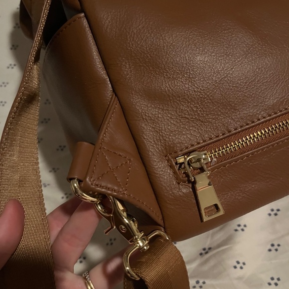 Elkie&Co Milan (Genuine Leather) Diaper Backpack - Picture 3 of 6